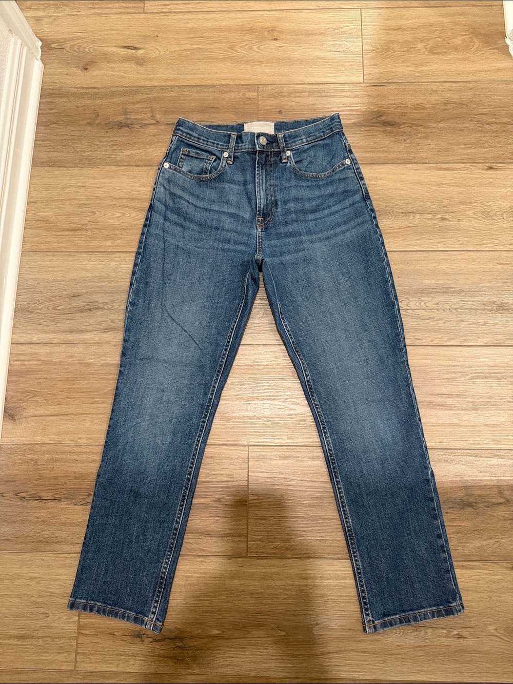 Everlane High Rise Straight Jean